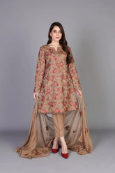 Bareeze - 3PC Lawn Embroidered Suit - kp1087
